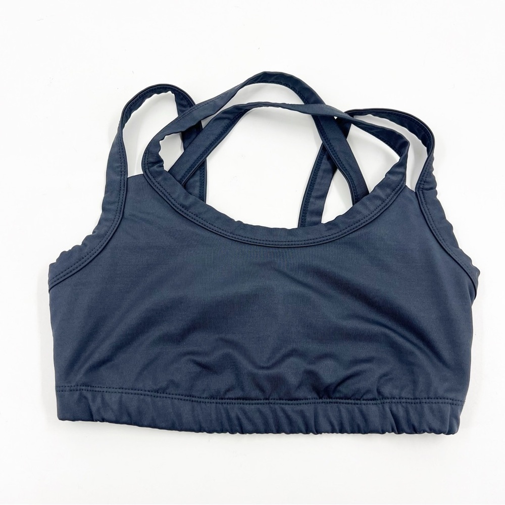 ✅‎ KIAVA GREY SPORTS BRA DOUBLE STRAP SIZE SMALL